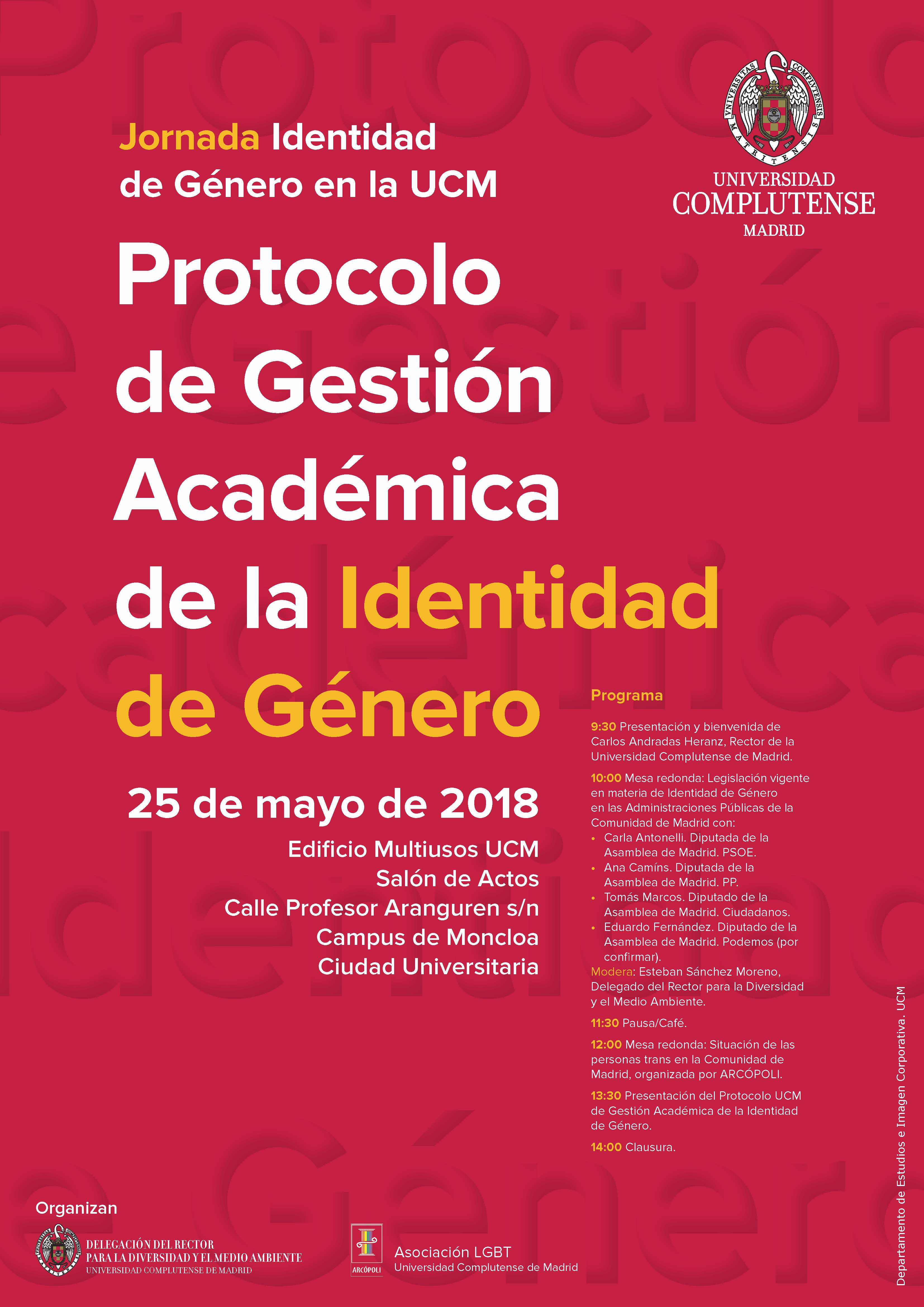 Jornada Identidad de Género en la Universidad Complutense de Madrid. Protocolo de Gestión Académica de la Identidad de Género - 2